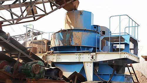 山東制砂機設備生產現場