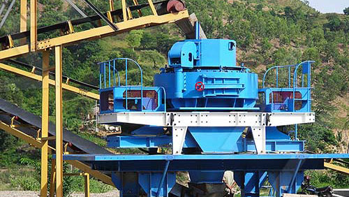 制砂機生產線現場作業