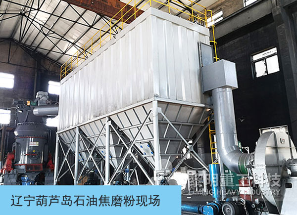 遼寧葫蘆島石油焦磨粉項目現場