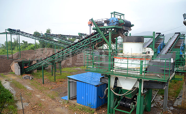 專業制砂機生產0-5mm沙子，出料細度可調可控