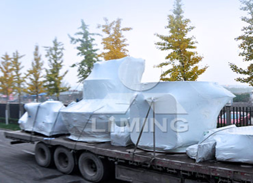 石灰石磨粉機械設備發貨現場