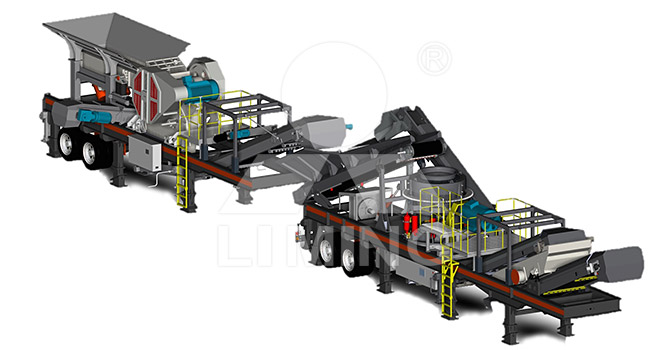 年產30萬噸鐵礦廢石移動破碎站設備
