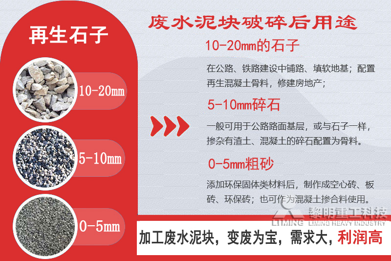 廢水泥塊加工后用途 廢水泥塊加工后用途
