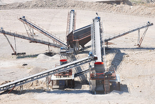 圓錐破碎機生產線現場