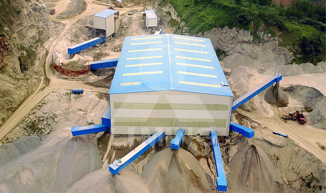 全封閉式綠色環保型碎石生產線