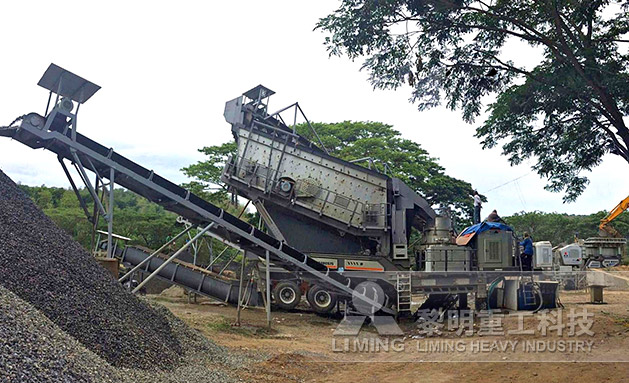客戶來廠參觀 菲律賓蘇比克灣河巖移動破碎項目