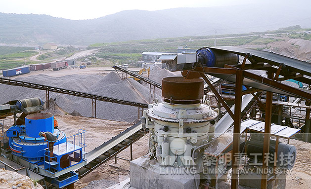 客戶來廠參觀 珠海河卵石制砂生產線