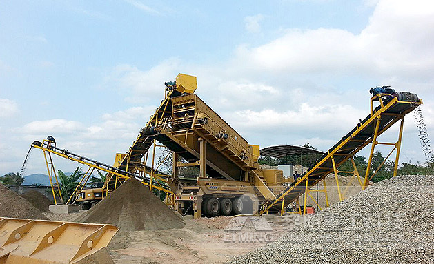 老撾萬(wàn)象河卵石制砂生產(chǎn)線(xiàn)