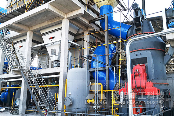 安徽時產200噸河卵石制砂線生產現場 時產8噸無煙煤磨粉生產線