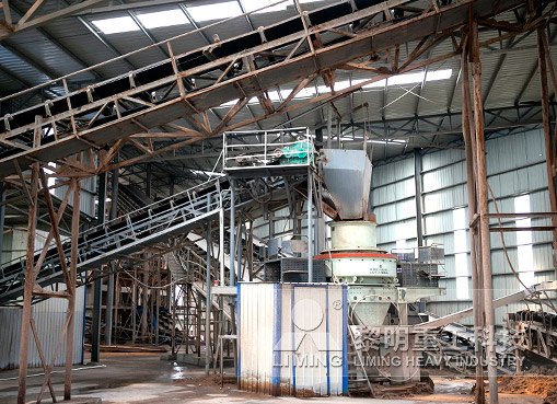 安徽時產200噸河卵石制砂線生產現場 貴州時產800噸制砂生產線