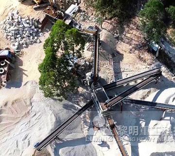 時產100噸花崗巖移動破碎站